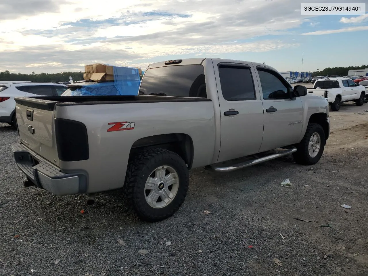 2009 Chevrolet Silverado C1500 Lt VIN: 3GCEC23J79G149401 Lot: 74827194