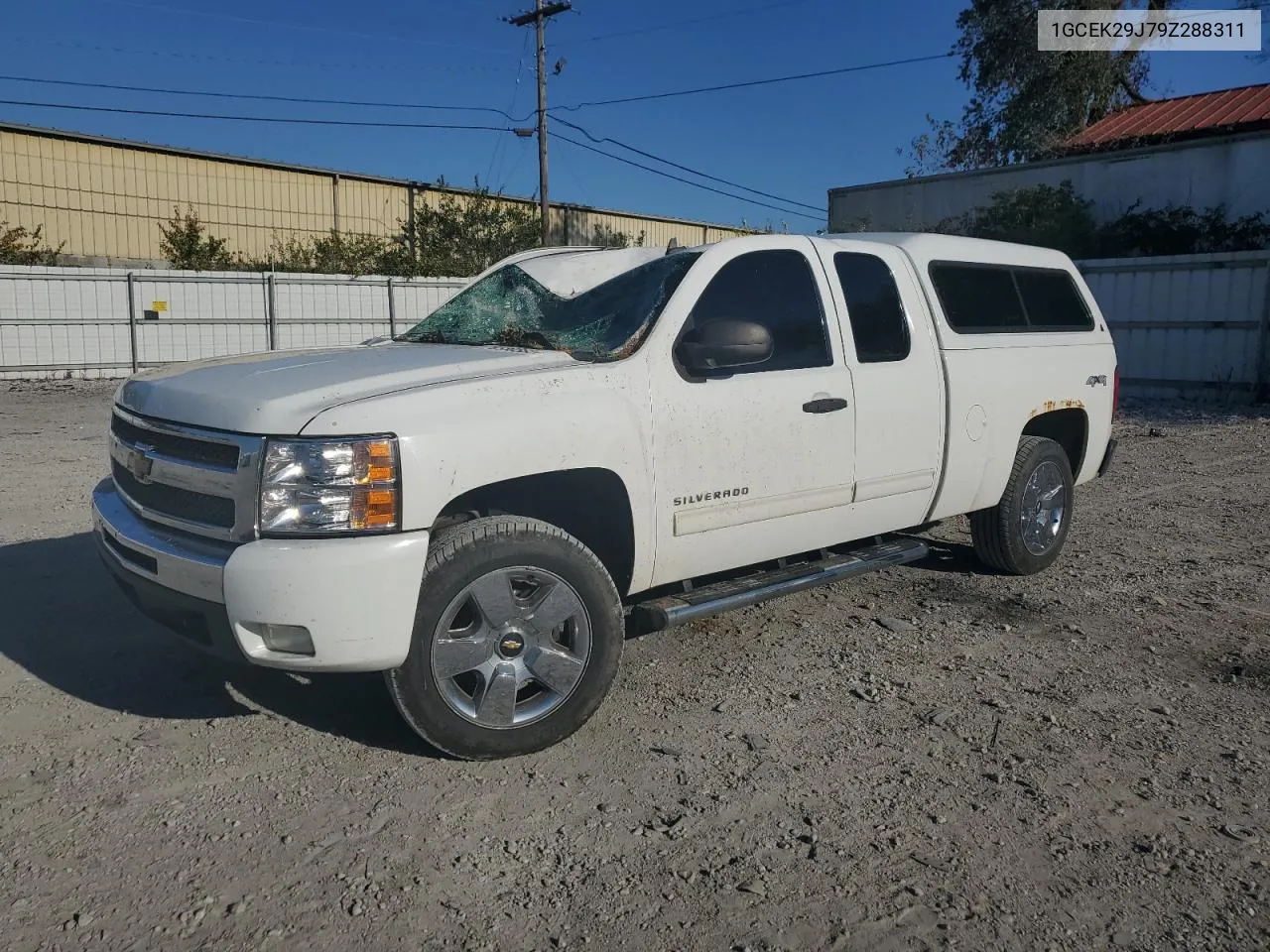 2009 Chevrolet Silverado K1500 Lt VIN: 1GCEK29J79Z288311 Lot: 75180584