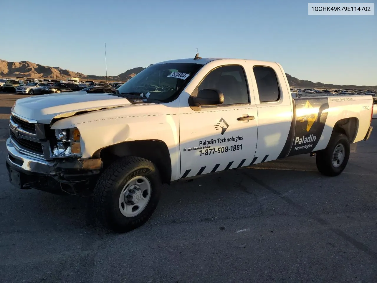 2009 Chevrolet Silverado K2500 Heavy Duty VIN: 1GCHK49K79E114702 Lot: 75345324