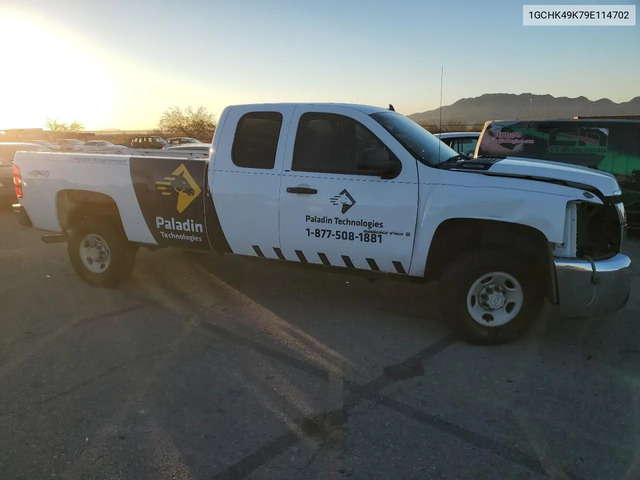 2009 Chevrolet Silverado K2500 Heavy Duty VIN: 1GCHK49K79E114702 Lot: 75345324