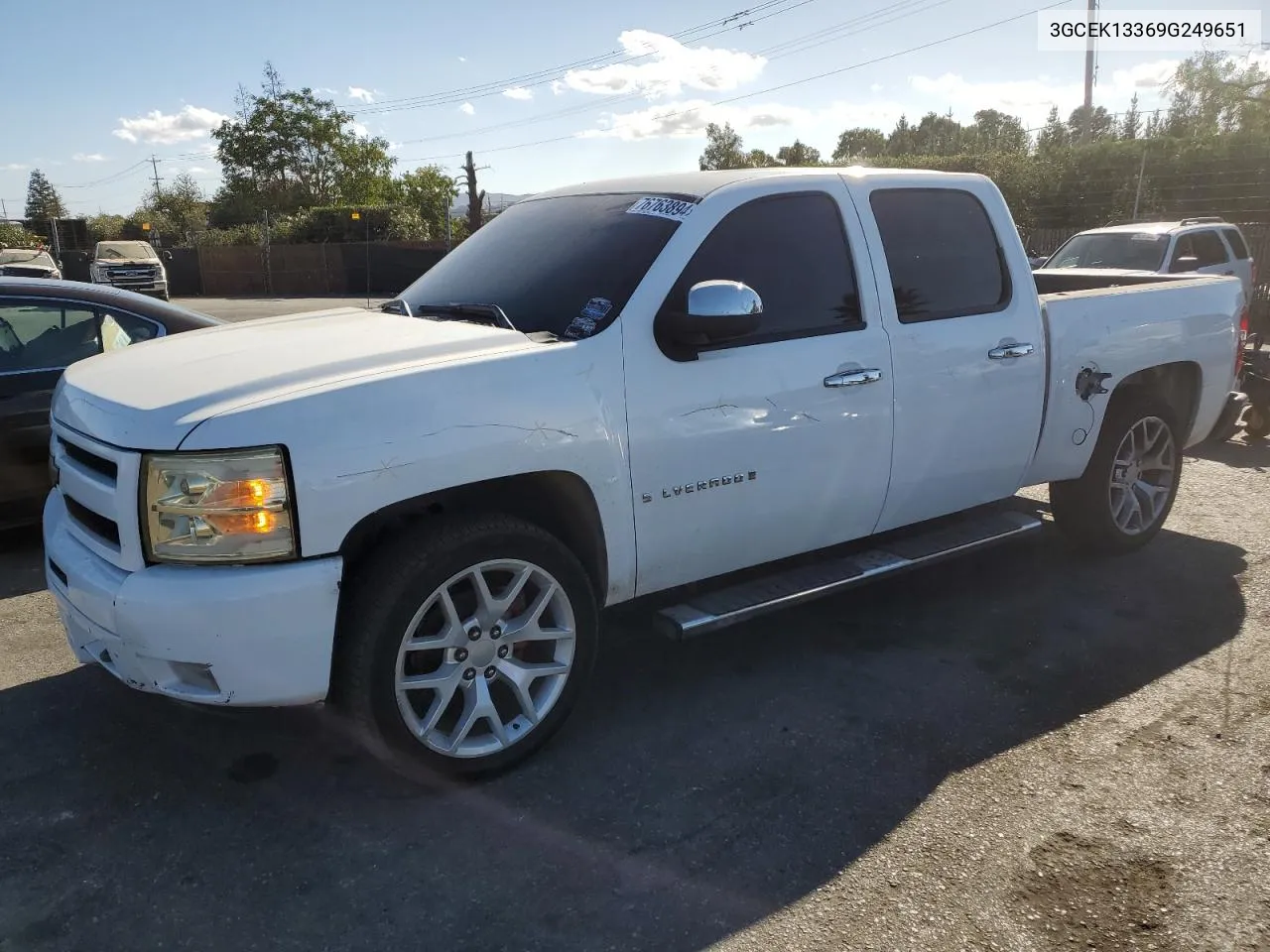 2009 Chevrolet Silverado K1500 VIN: 3GCEK13369G249651 Lot: 76763894