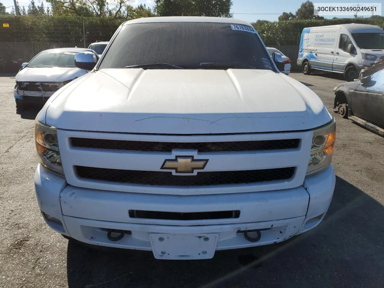 2009 Chevrolet Silverado K1500 VIN: 3GCEK13369G249651 Lot: 76763894