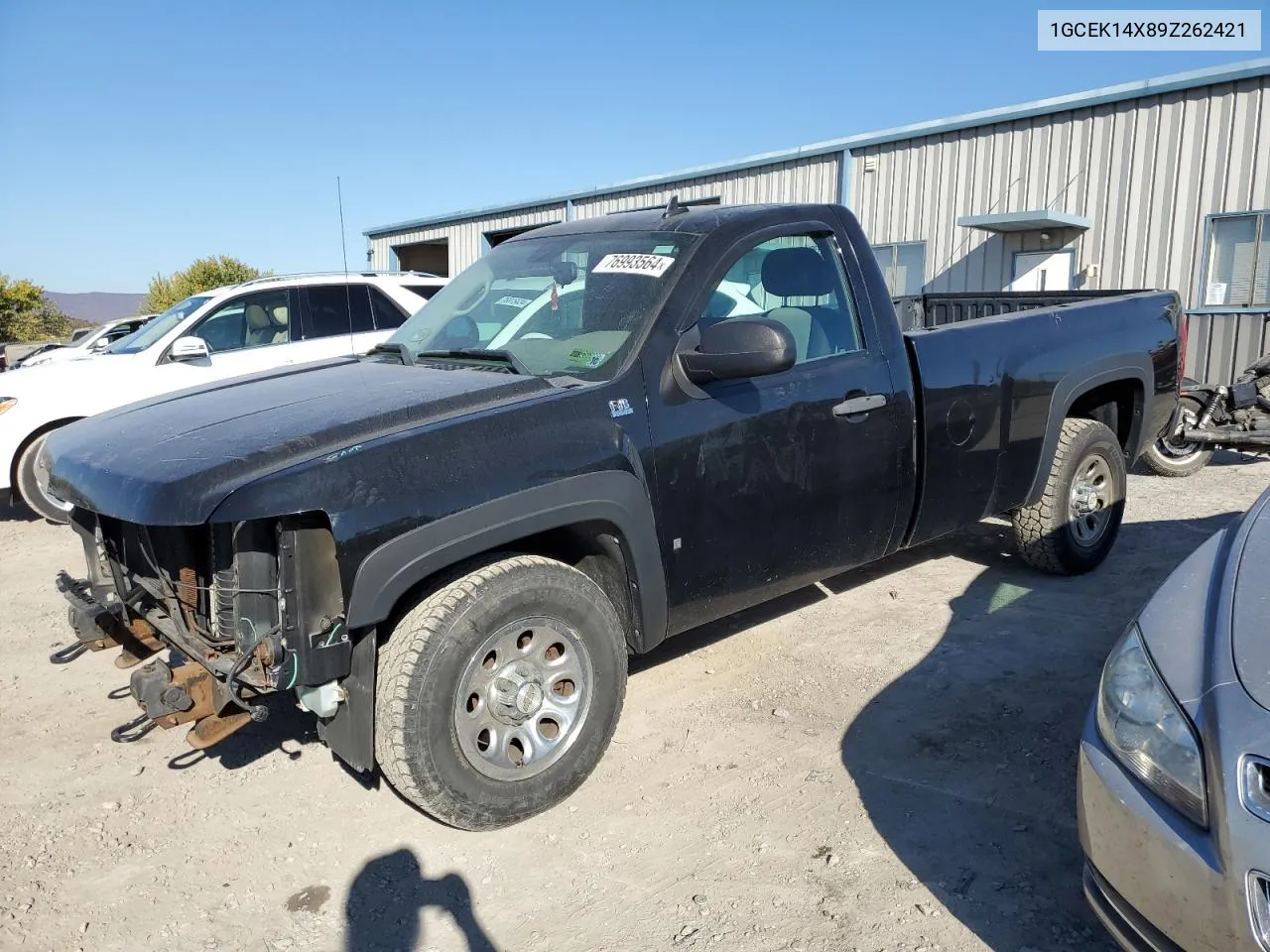 2009 Chevrolet Silverado K1500 VIN: 1GCEK14X89Z262421 Lot: 76993564