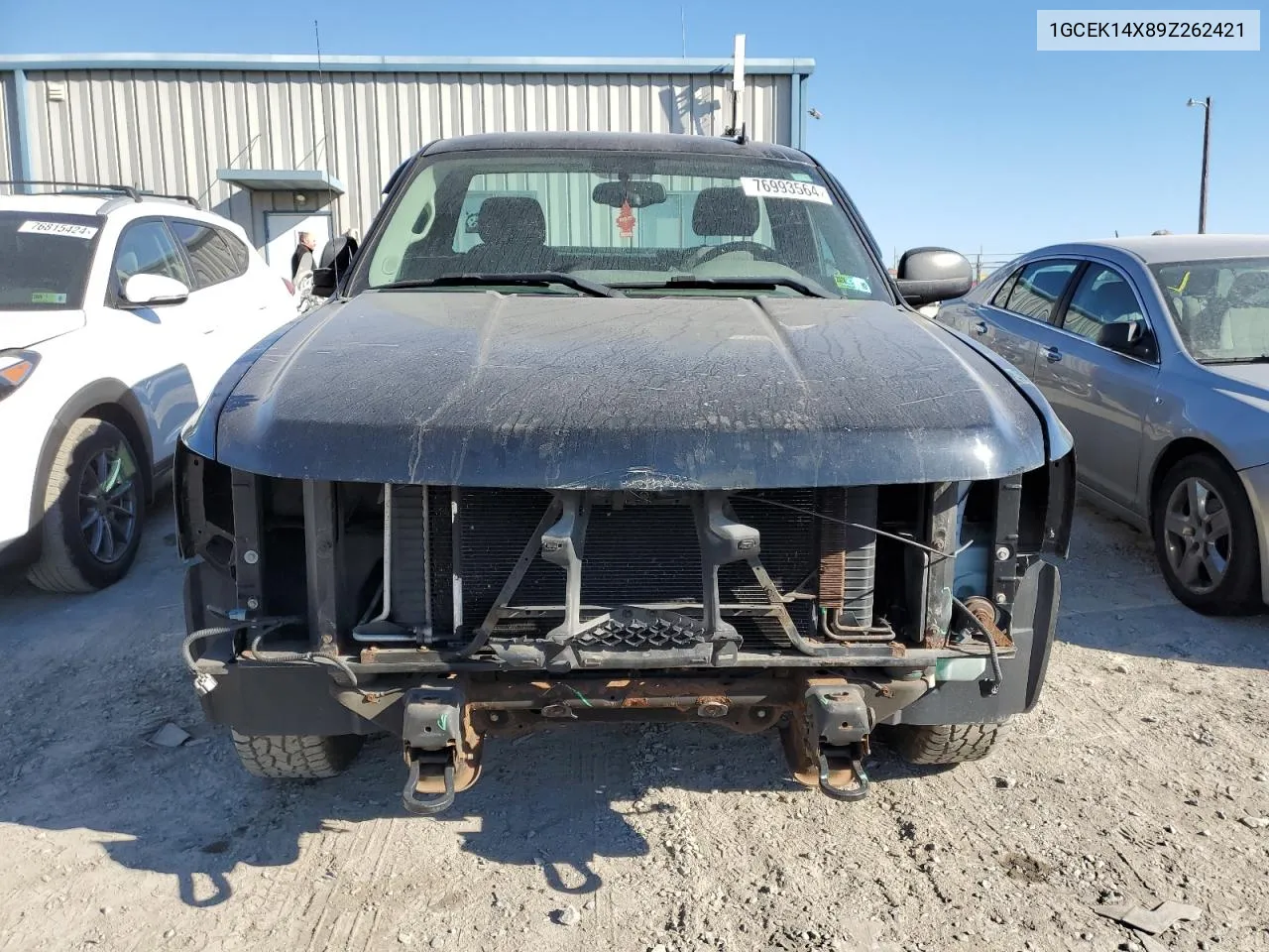 2009 Chevrolet Silverado K1500 VIN: 1GCEK14X89Z262421 Lot: 76993564