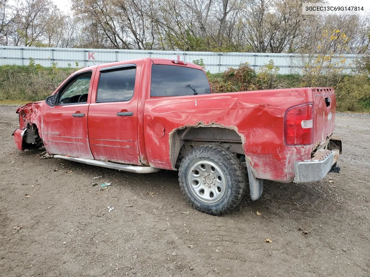 2009 Chevrolet Silverado C1500 VIN: 3GCEC13C69G147814 Lot: 77120024