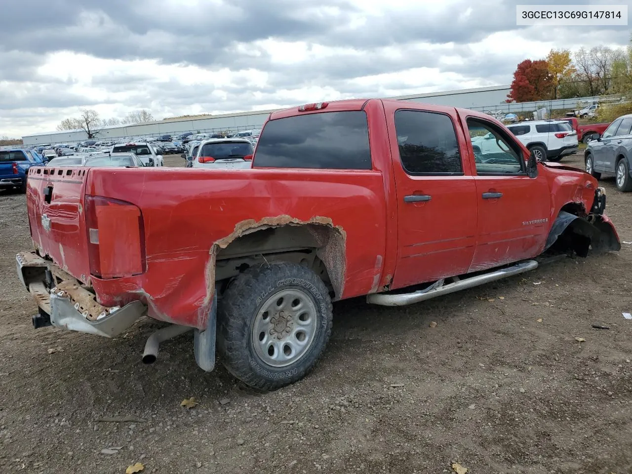 2009 Chevrolet Silverado C1500 VIN: 3GCEC13C69G147814 Lot: 77120024