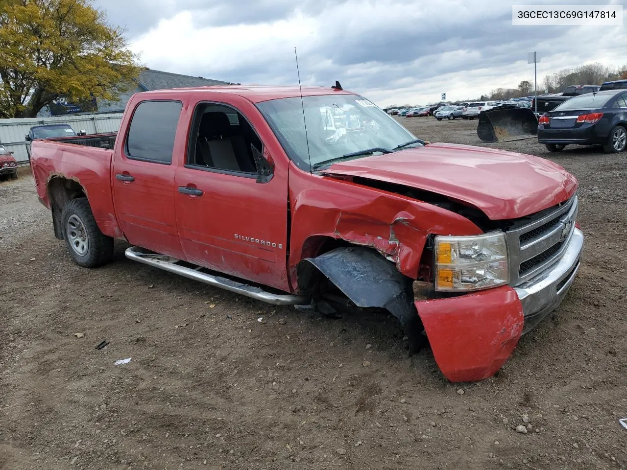 2009 Chevrolet Silverado C1500 VIN: 3GCEC13C69G147814 Lot: 77120024