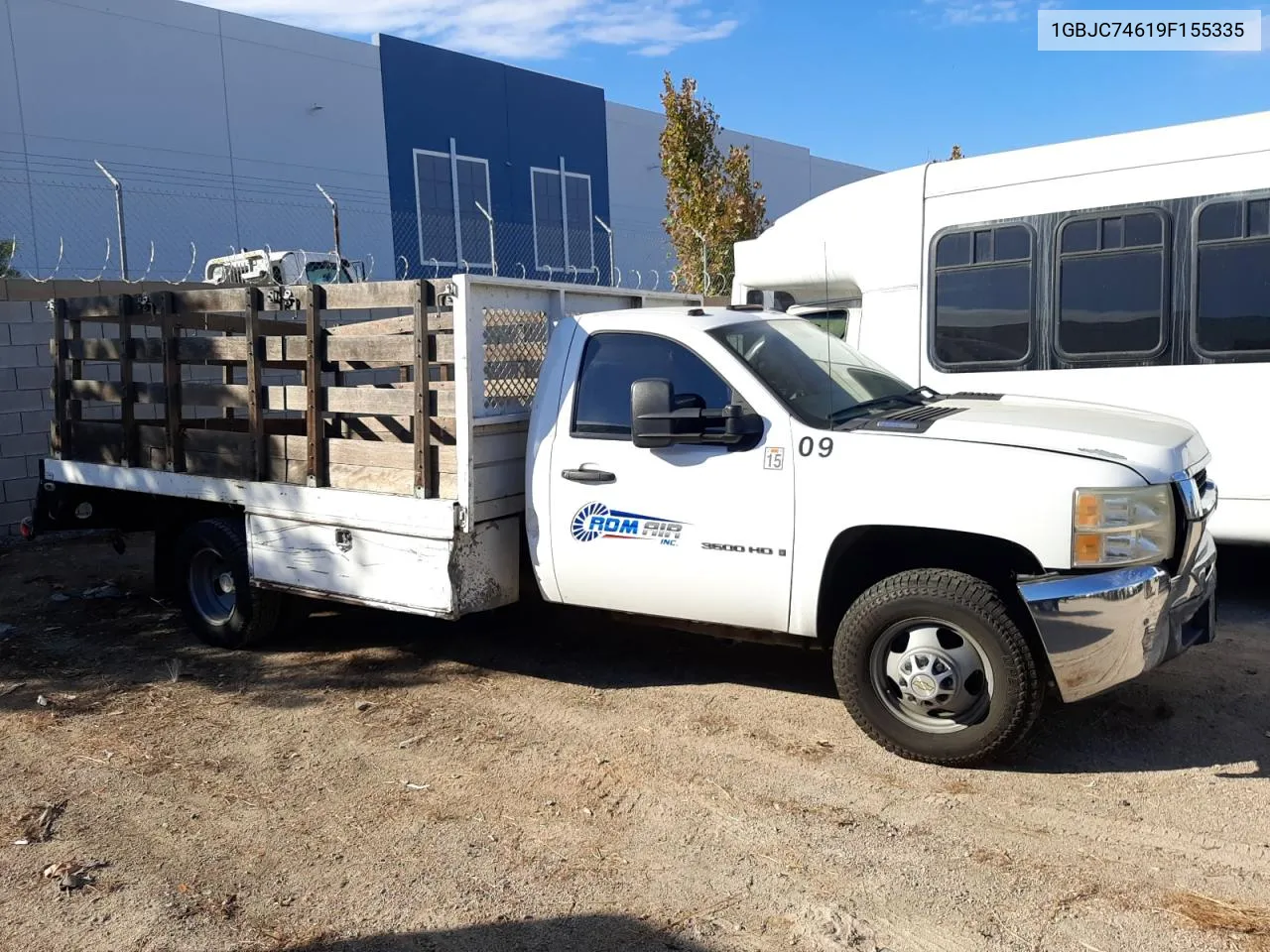 2009 Chevrolet Silverado C3500 VIN: 1GBJC74619F155335 Lot: 77138884