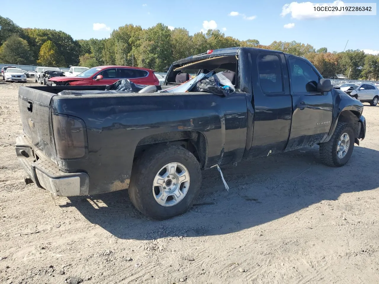 2009 Chevrolet Silverado C1500 Lt VIN: 1GCEC29J19Z286342 Lot: 77261014