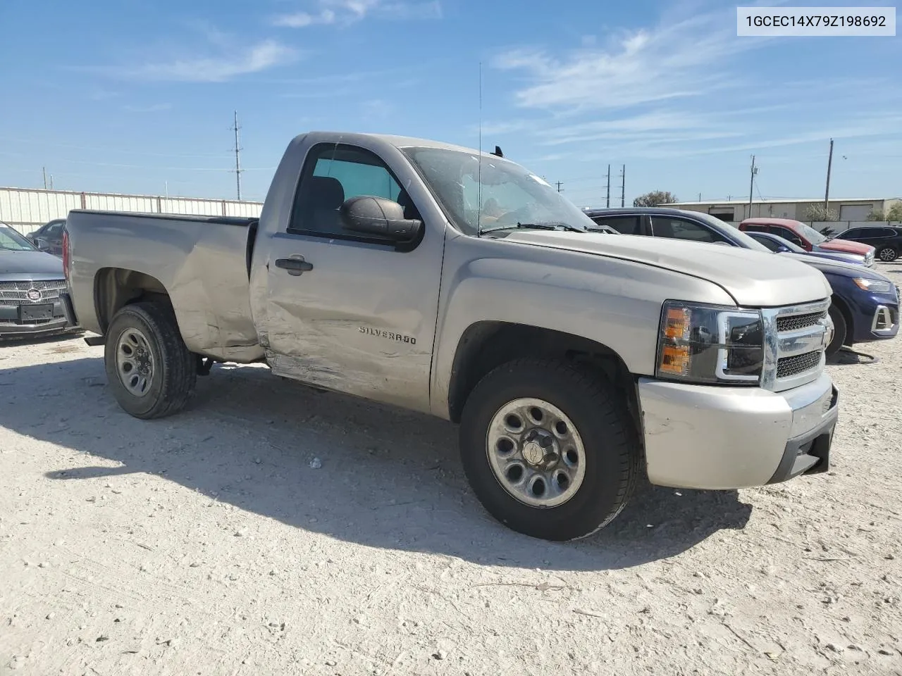 2009 Chevrolet Silverado C1500 VIN: 1GCEC14X79Z198692 Lot: 77487614