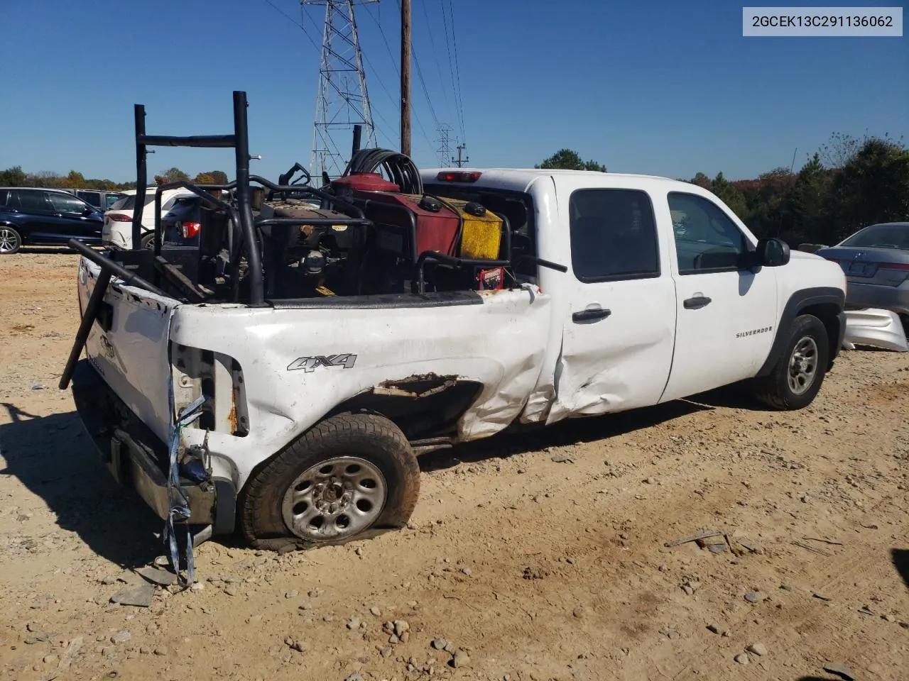 2009 Chevrolet Silverado K1500 VIN: 2GCEK13C291136062 Lot: 77546194