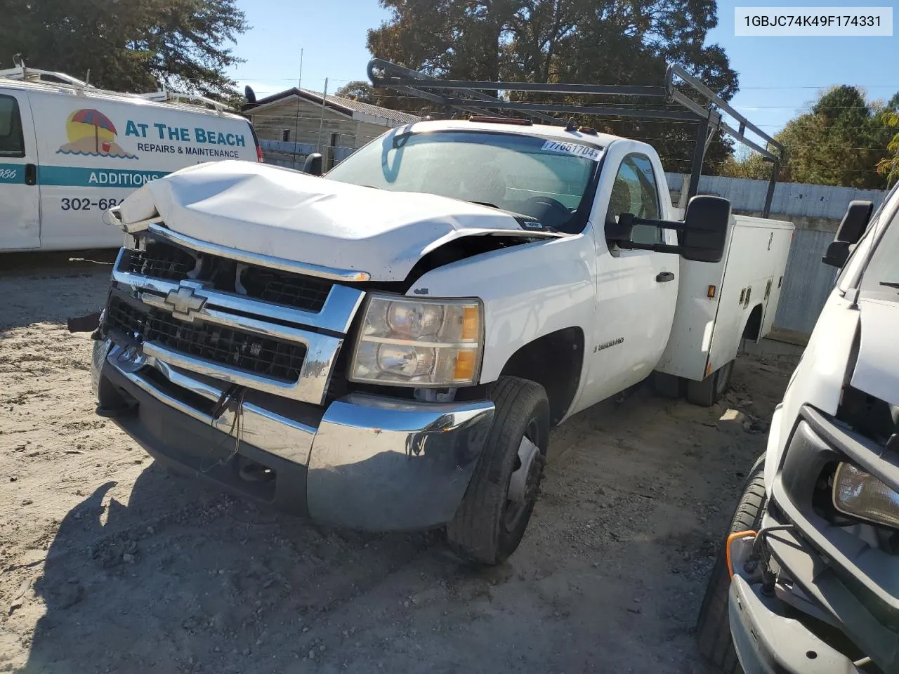 2009 Chevrolet Silverado C3500 VIN: 1GBJC74K49F174331 Lot: 77661704