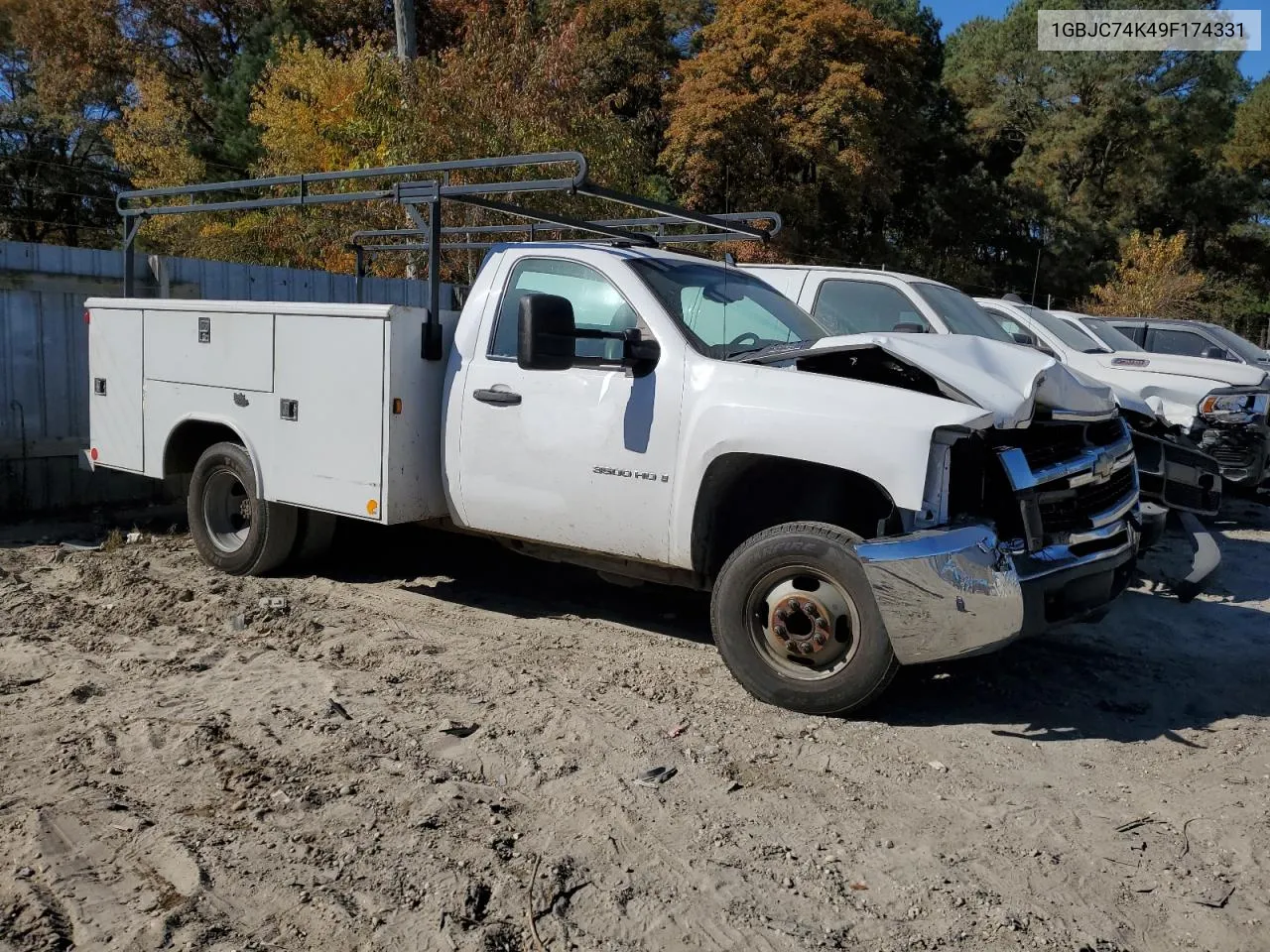 2009 Chevrolet Silverado C3500 VIN: 1GBJC74K49F174331 Lot: 77661704