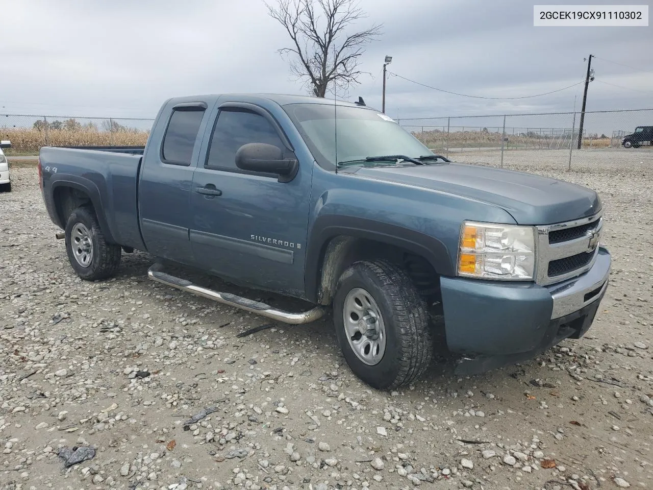 2009 Chevrolet Silverado K1500 VIN: 2GCEK19CX91110302 Lot: 77995424