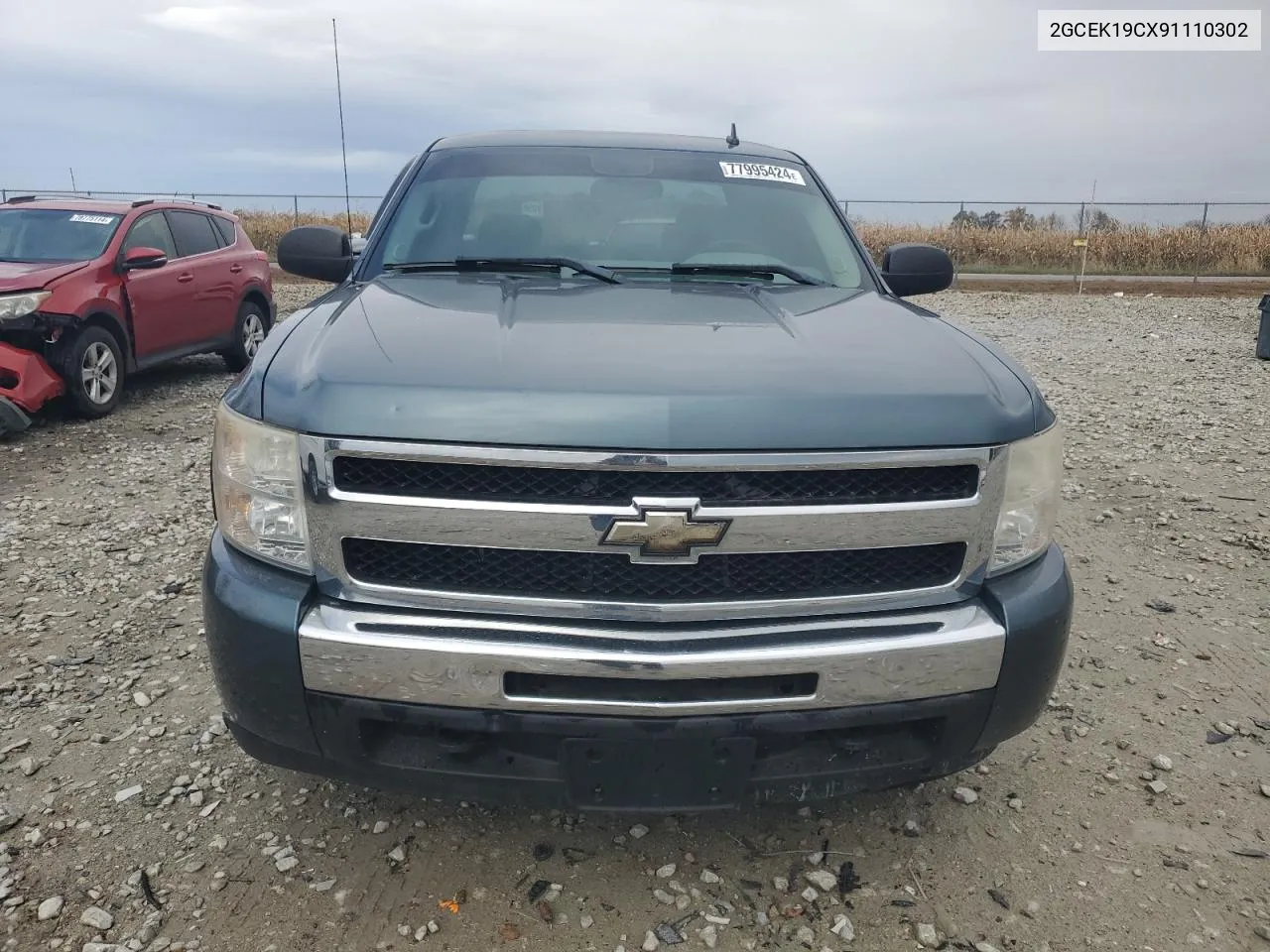 2009 Chevrolet Silverado K1500 VIN: 2GCEK19CX91110302 Lot: 77995424