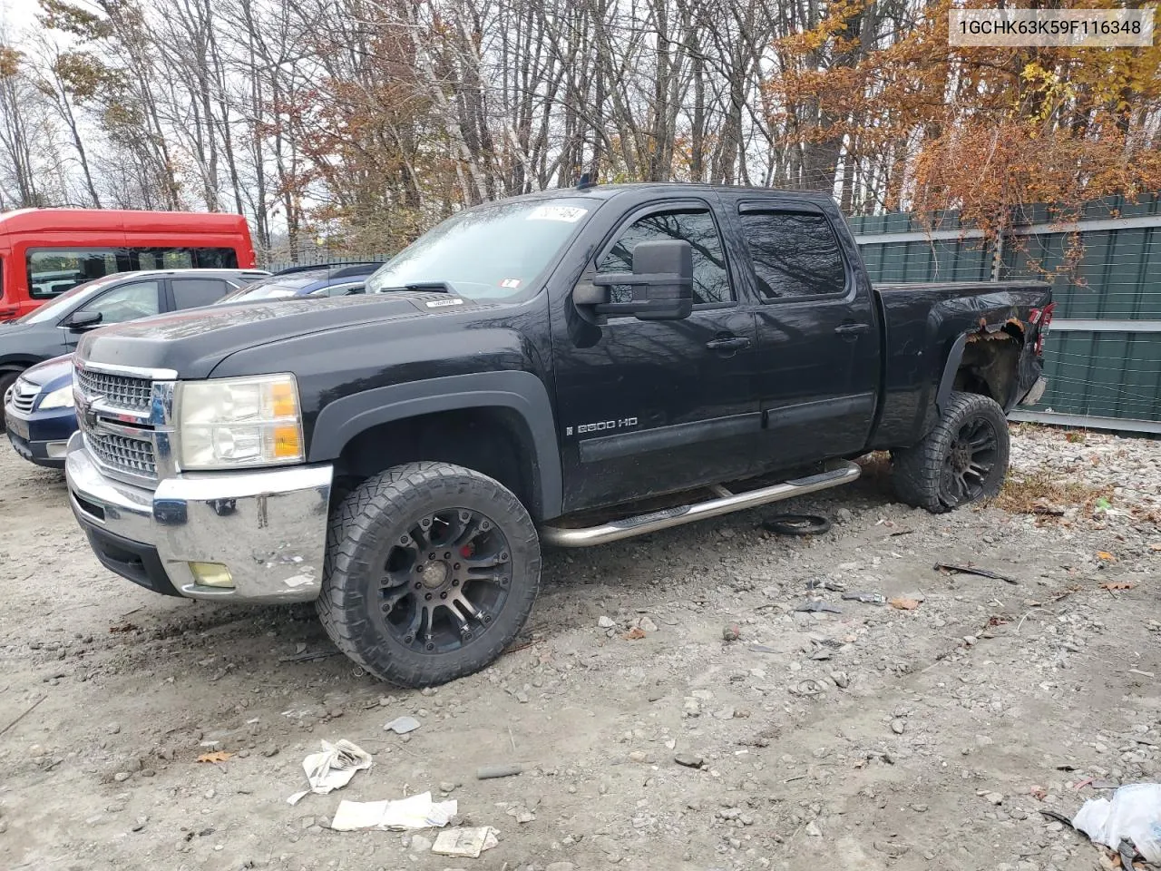 2009 Chevrolet Silverado K2500 Heavy Duty Ltz VIN: 1GCHK63K59F116348 Lot: 78017464