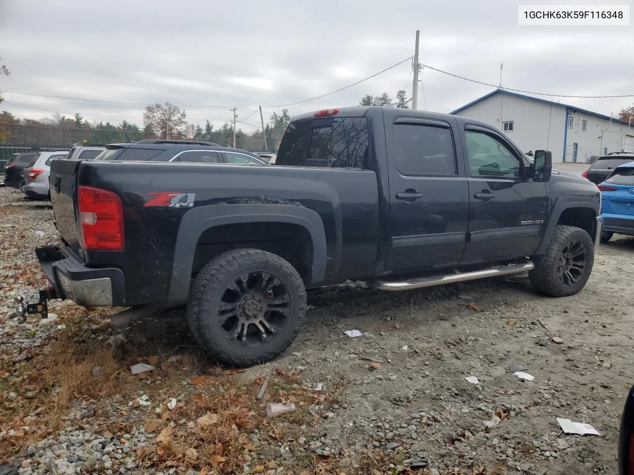 2009 Chevrolet Silverado K2500 Heavy Duty Ltz VIN: 1GCHK63K59F116348 Lot: 78017464