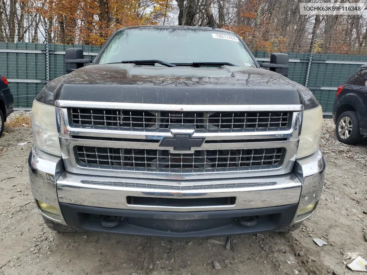 2009 Chevrolet Silverado K2500 Heavy Duty Ltz VIN: 1GCHK63K59F116348 Lot: 78017464