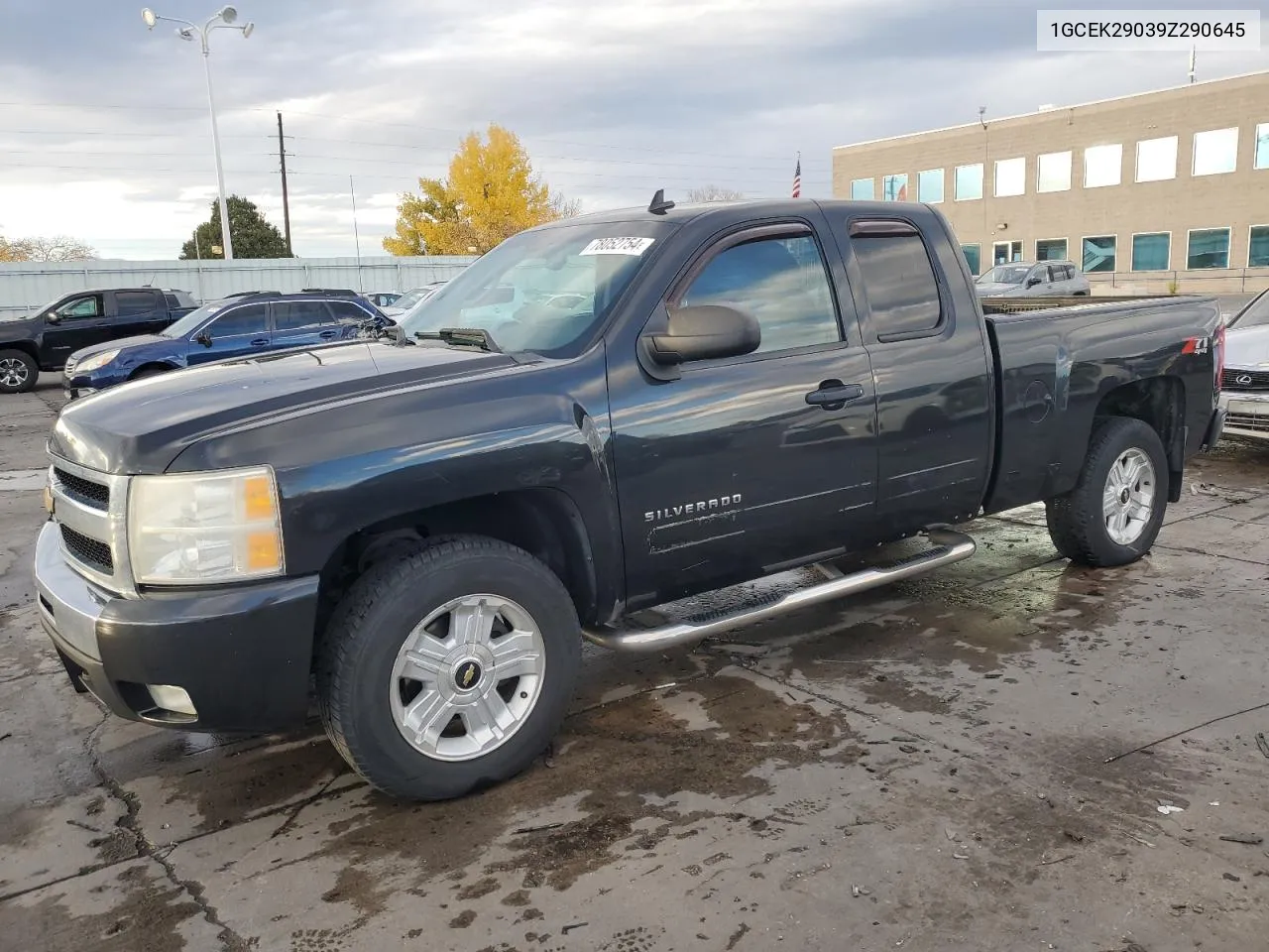 2009 Chevrolet Silverado K1500 Lt VIN: 1GCEK29039Z290645 Lot: 78052754