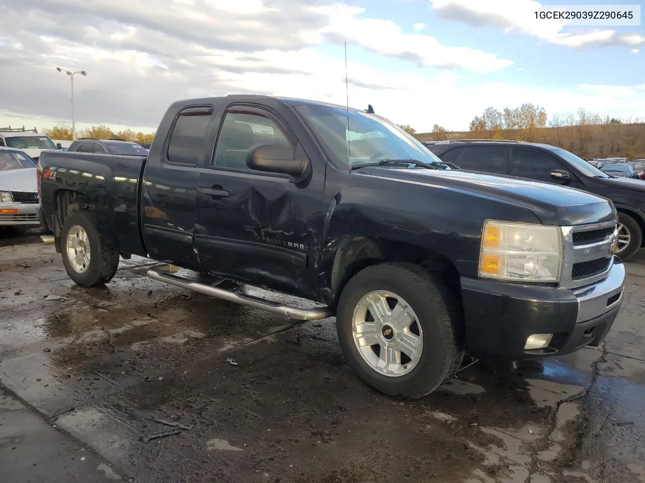 2009 Chevrolet Silverado K1500 Lt VIN: 1GCEK29039Z290645 Lot: 78052754