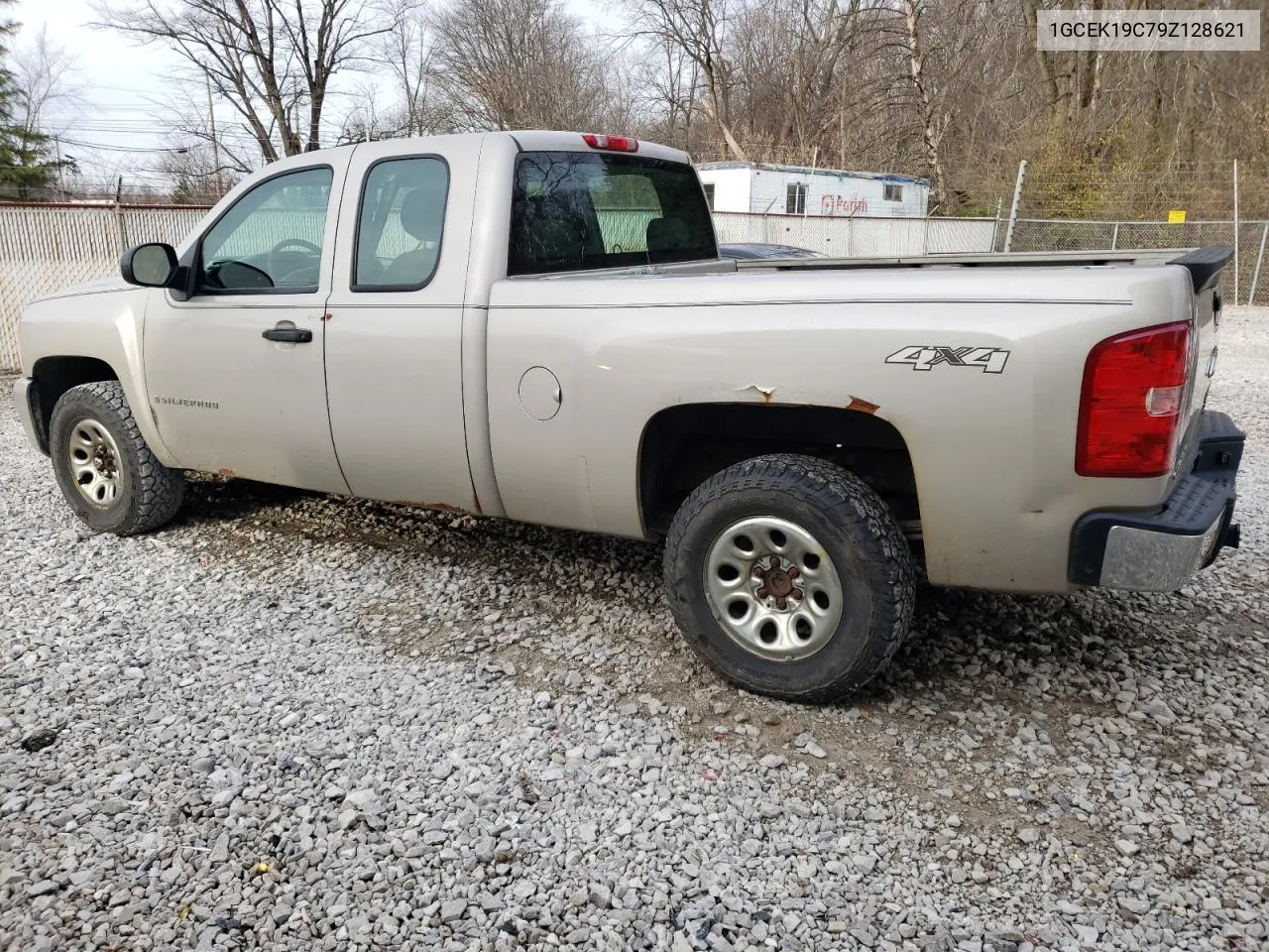 2009 Chevrolet Silverado K1500 VIN: 1GCEK19C79Z128621 Lot: 78177004