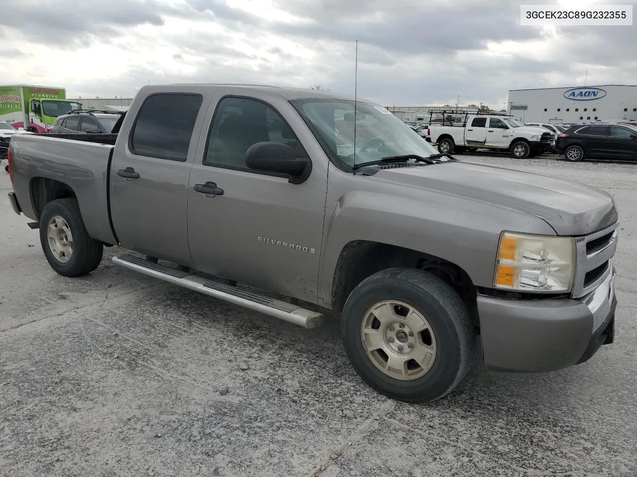 2009 Chevrolet Silverado K1500 Lt VIN: 3GCEK23C89G232355 Lot: 78225394