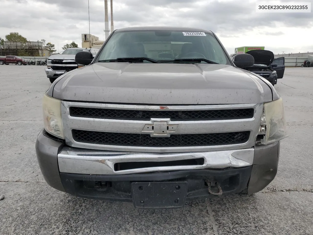 2009 Chevrolet Silverado K1500 Lt VIN: 3GCEK23C89G232355 Lot: 78225394