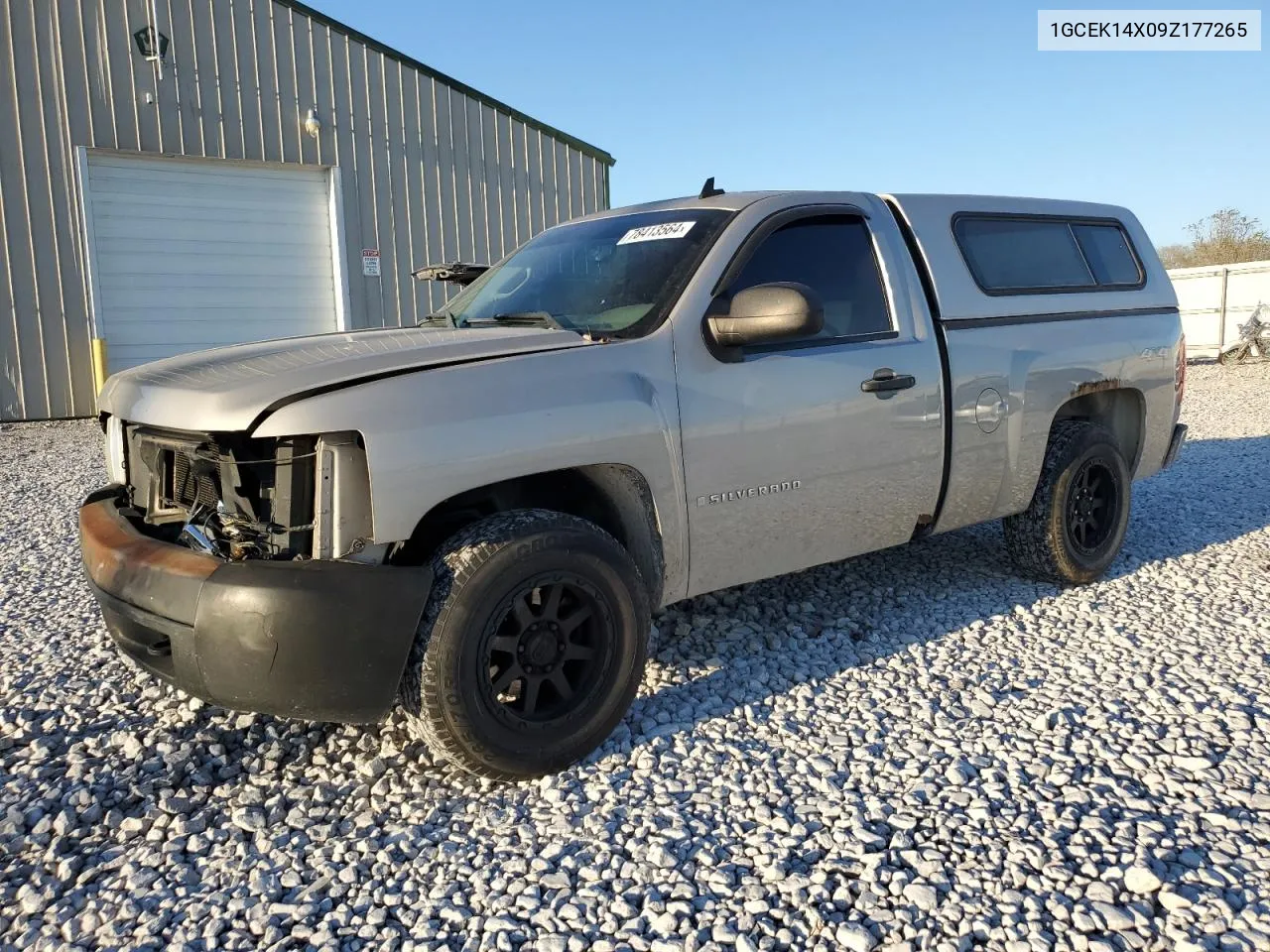 2009 Chevrolet Silverado K1500 VIN: 1GCEK14X09Z177265 Lot: 78413564