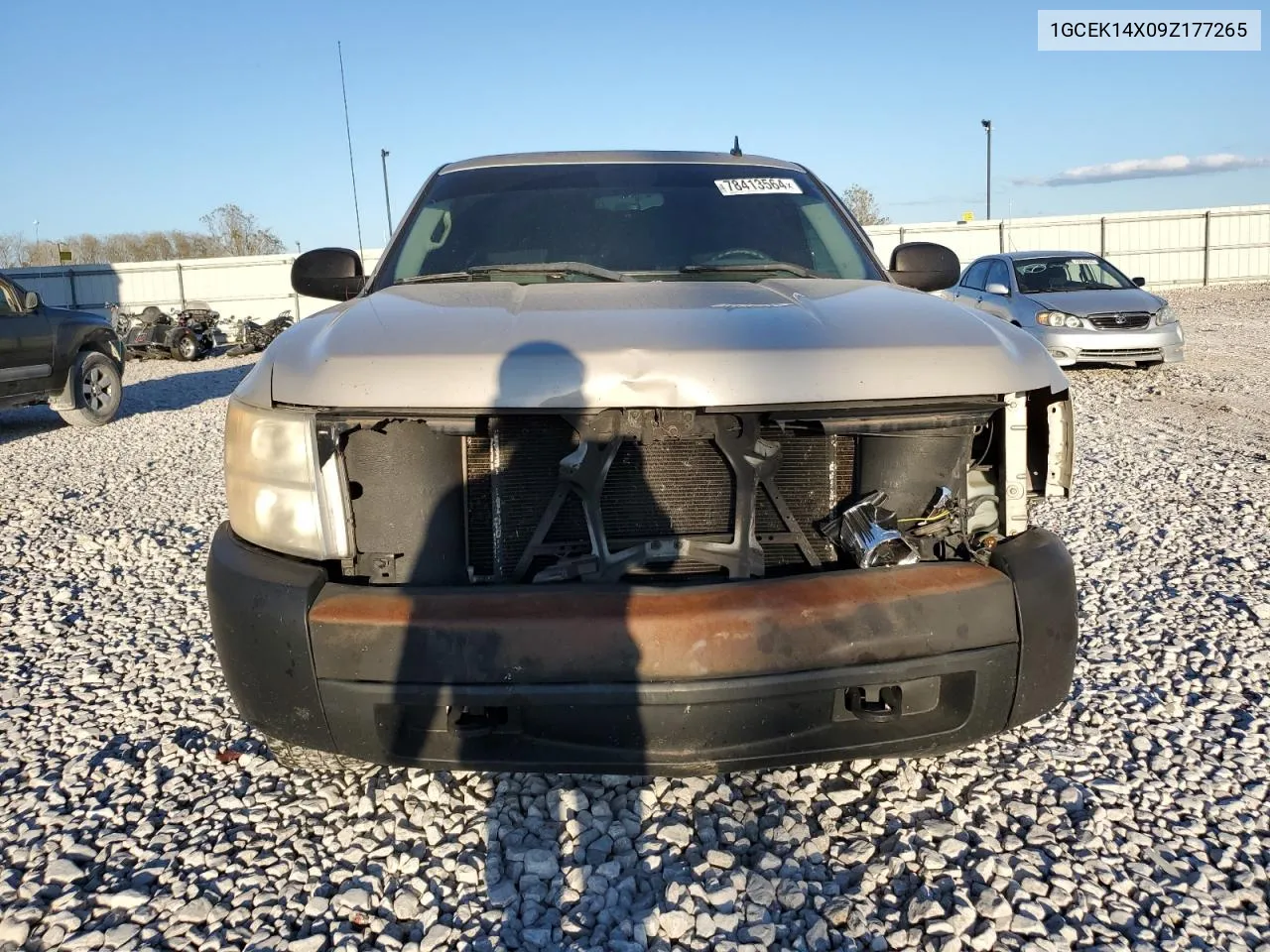 2009 Chevrolet Silverado K1500 VIN: 1GCEK14X09Z177265 Lot: 78413564