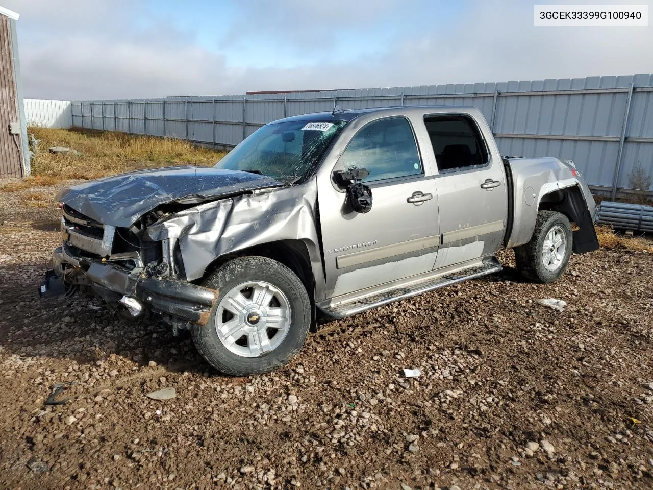 2009 Chevrolet Silverado K1500 Ltz VIN: 3GCEK33399G100940 Lot: 78646624