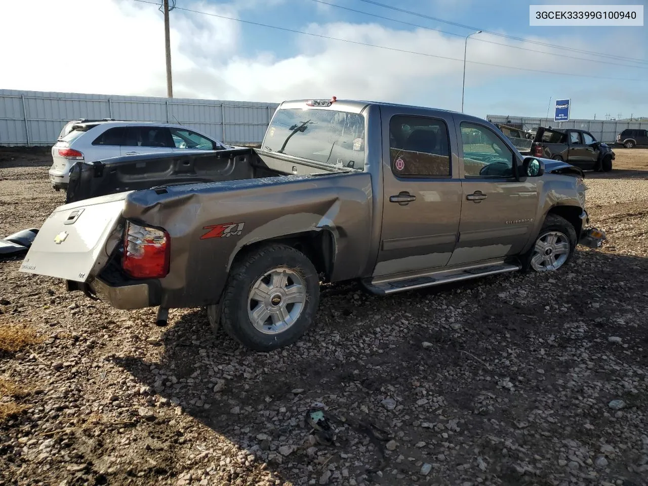 2009 Chevrolet Silverado K1500 Ltz VIN: 3GCEK33399G100940 Lot: 78646624