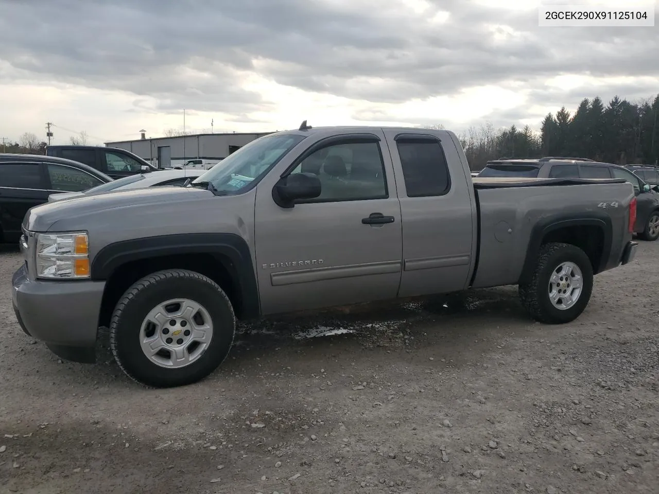 2009 Chevrolet Silverado K1500 Lt VIN: 2GCEK290X91125104 Lot: 78787694