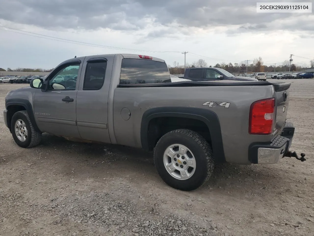 2009 Chevrolet Silverado K1500 Lt VIN: 2GCEK290X91125104 Lot: 78787694