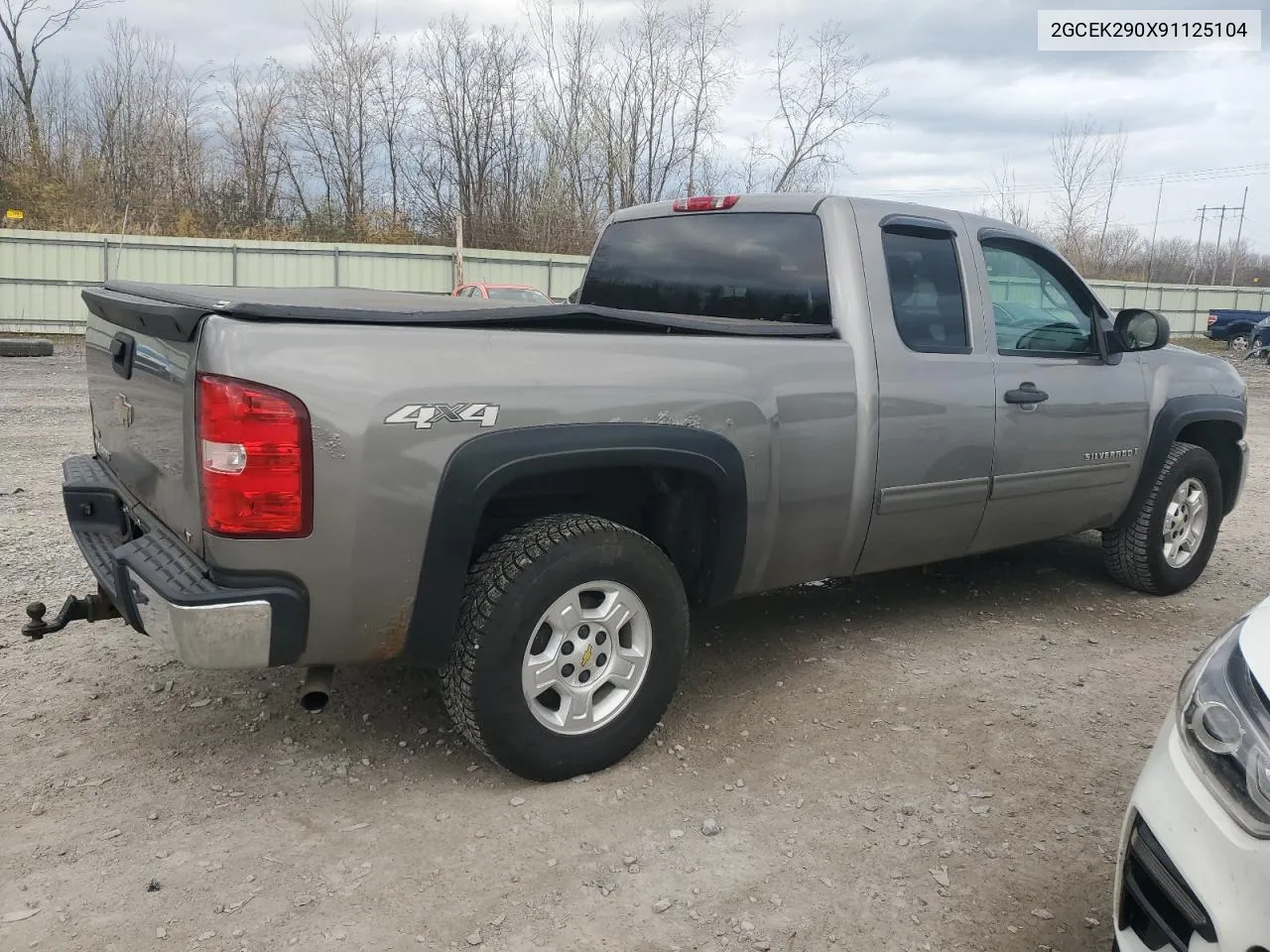 2009 Chevrolet Silverado K1500 Lt VIN: 2GCEK290X91125104 Lot: 78787694