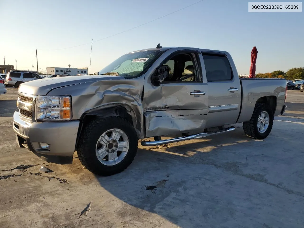 2009 Chevrolet Silverado C1500 Lt VIN: 3GCEC23039G165389 Lot: 78833594