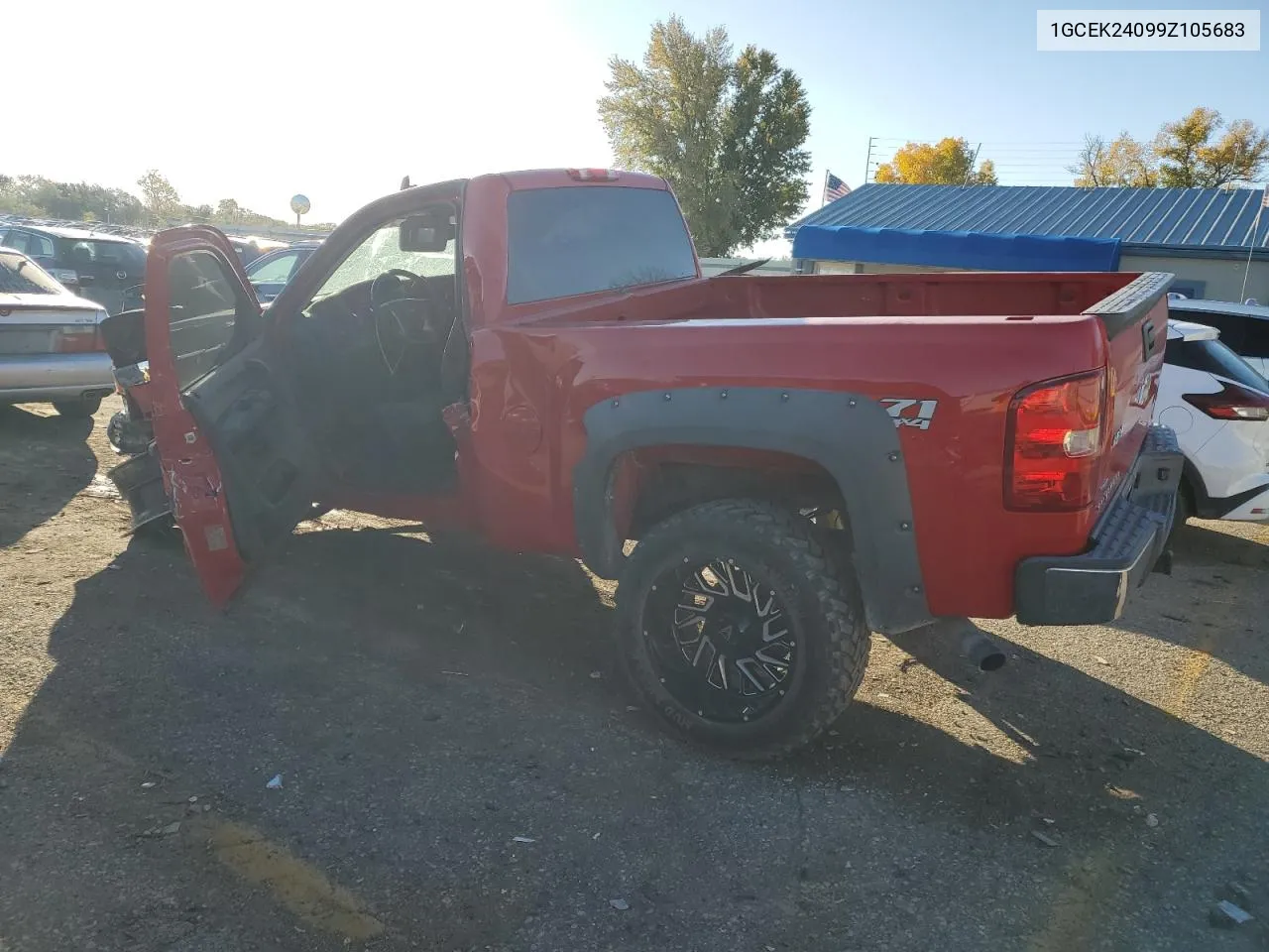 2009 Chevrolet Silverado K1500 Lt VIN: 1GCEK24099Z105683 Lot: 78843854