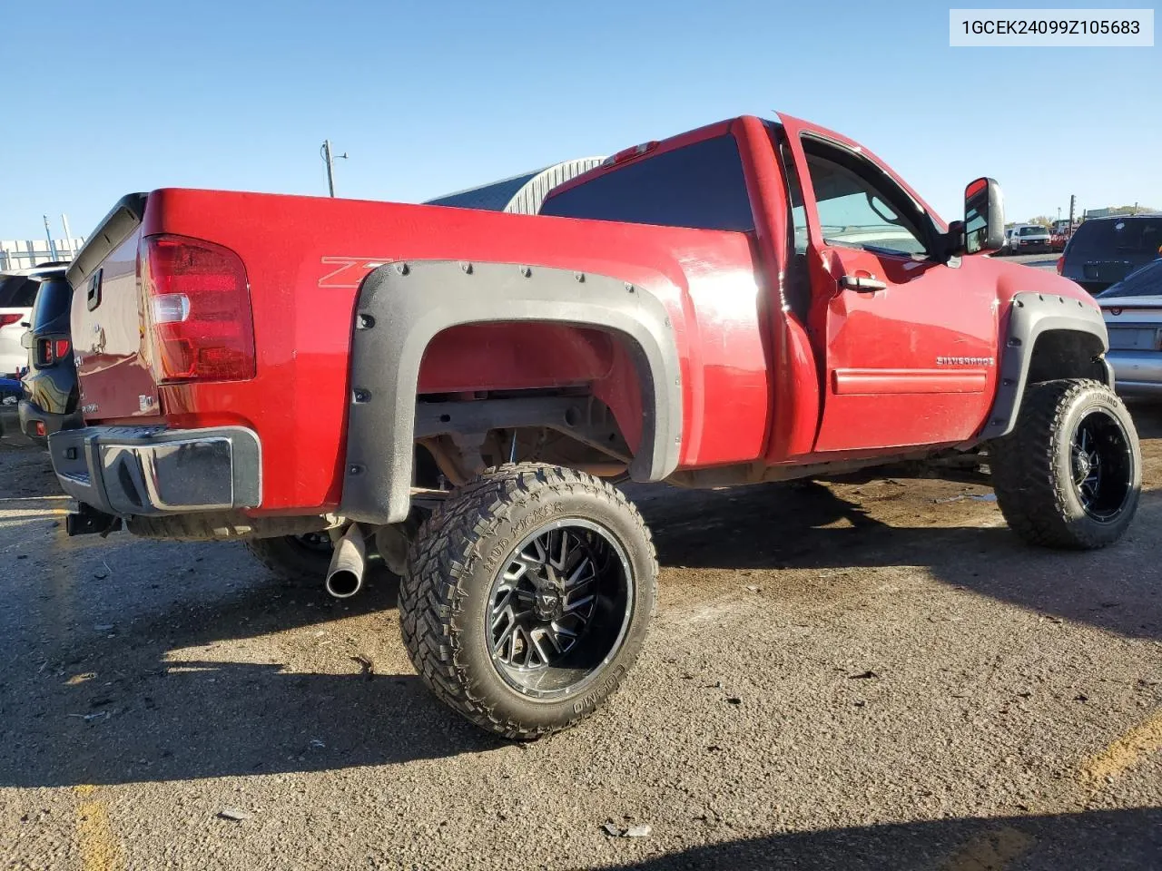 2009 Chevrolet Silverado K1500 Lt VIN: 1GCEK24099Z105683 Lot: 78843854