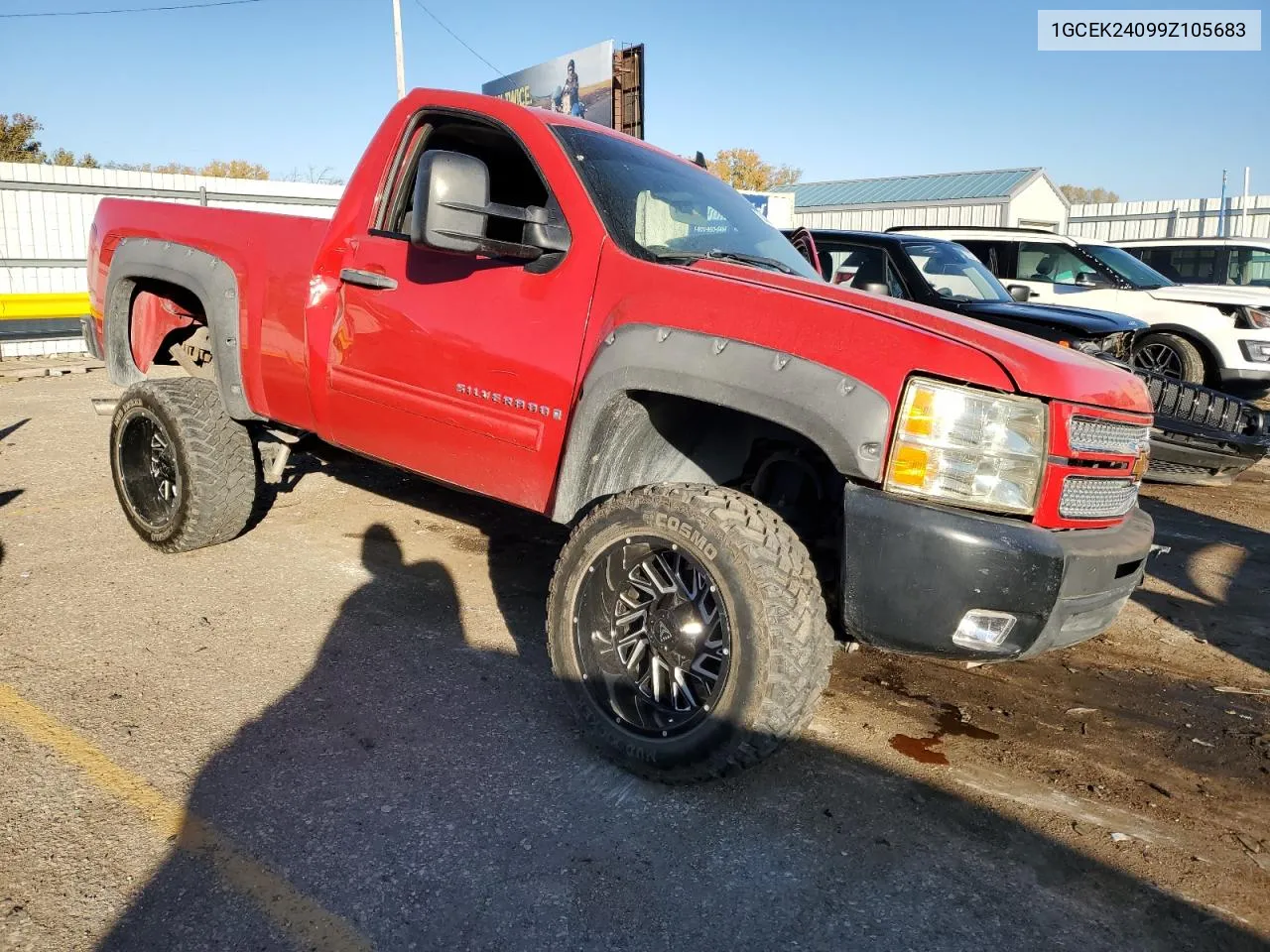 2009 Chevrolet Silverado K1500 Lt VIN: 1GCEK24099Z105683 Lot: 78843854