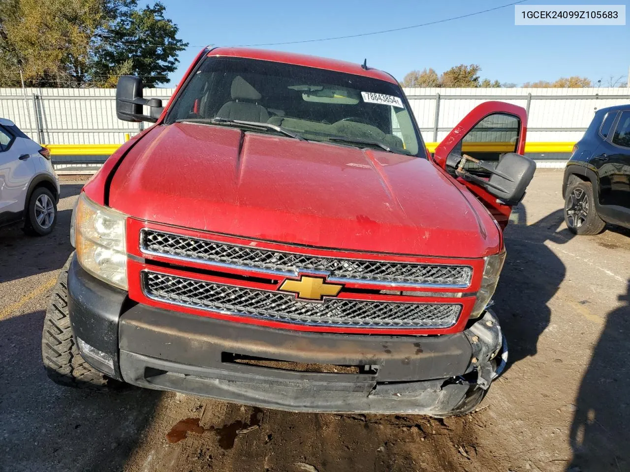 2009 Chevrolet Silverado K1500 Lt VIN: 1GCEK24099Z105683 Lot: 78843854