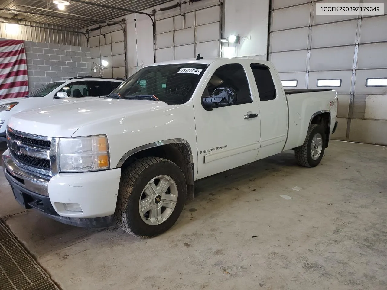 2009 Chevrolet Silverado K1500 Lt VIN: 1GCEK29039Z179349 Lot: 79127494