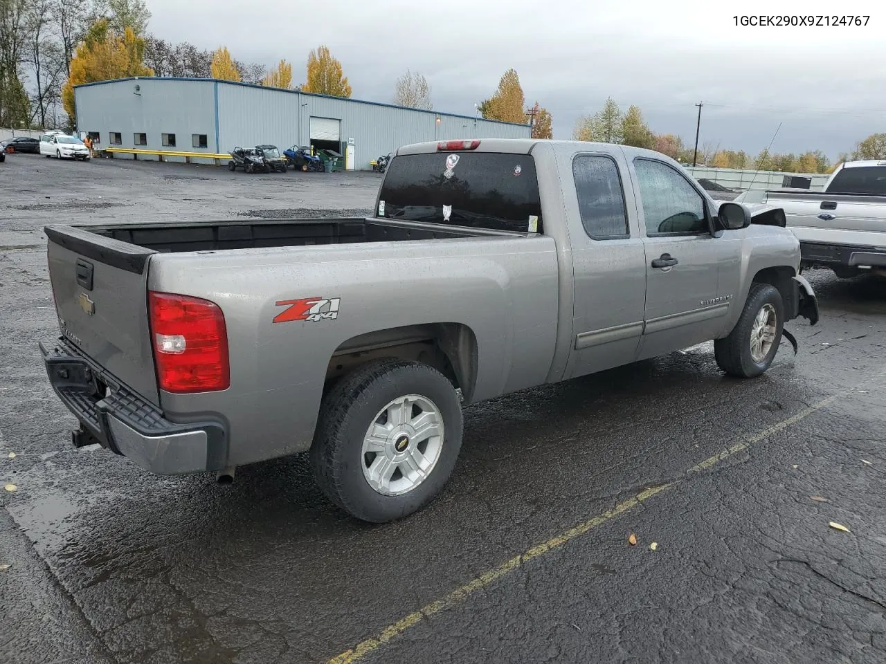 2009 Chevrolet Silverado K1500 Lt VIN: 1GCEK290X9Z124767 Lot: 79323904