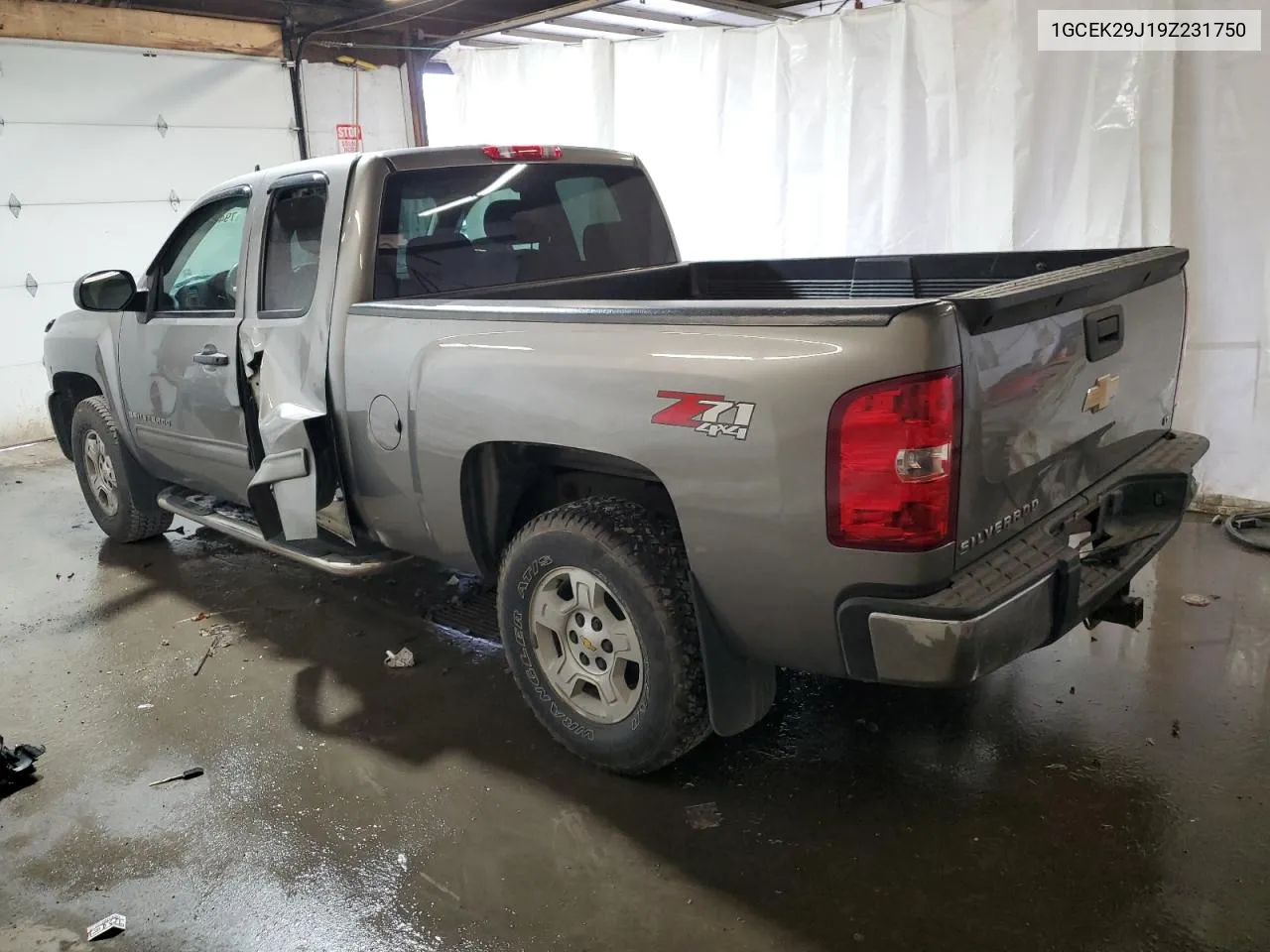 2009 Chevrolet Silverado K1500 Lt VIN: 1GCEK29J19Z231750 Lot: 79425454