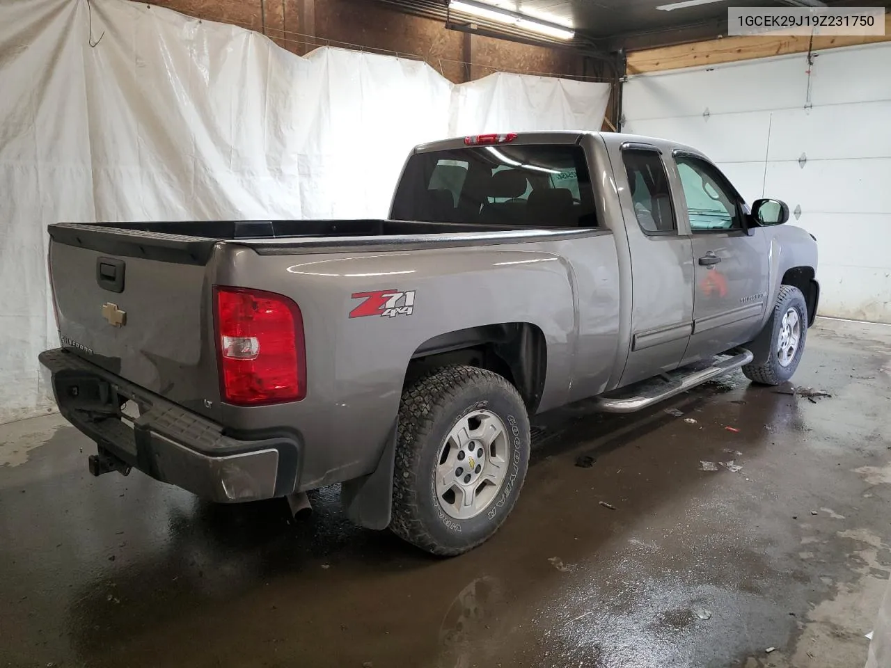 2009 Chevrolet Silverado K1500 Lt VIN: 1GCEK29J19Z231750 Lot: 79425454