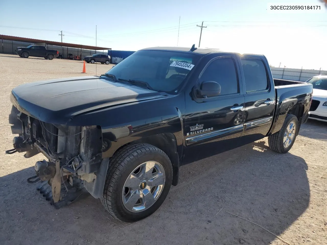 2009 Chevrolet Silverado C1500 Lt VIN: 3GCEC23059G184171 Lot: 79453354