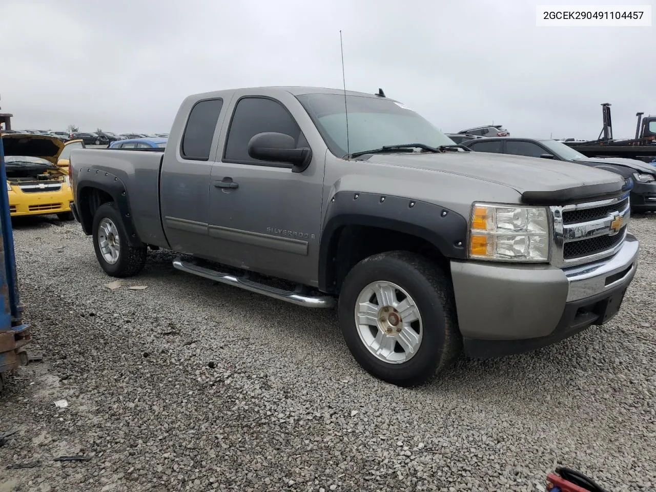 2009 Chevrolet Silverado K1500 Lt VIN: 2GCEK290491104457 Lot: 79635444