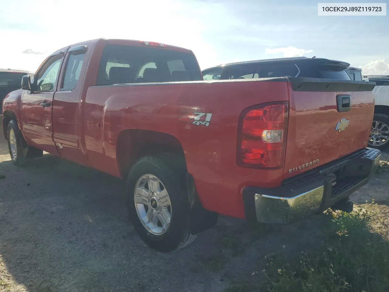 2009 Chevrolet Silverado K1500 Lt VIN: 1GCEK29J89Z119723 Lot: 80279304