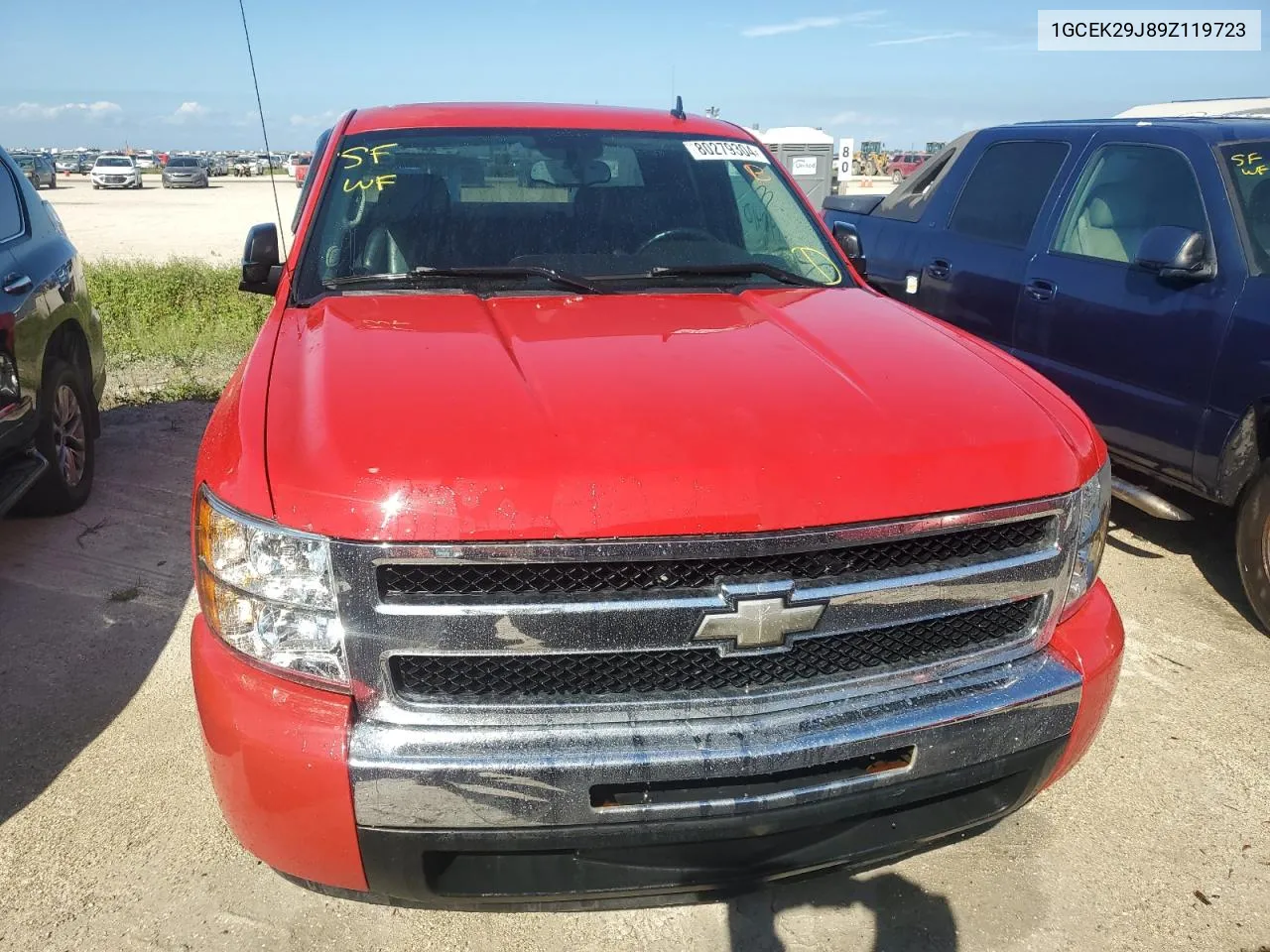 2009 Chevrolet Silverado K1500 Lt VIN: 1GCEK29J89Z119723 Lot: 80279304