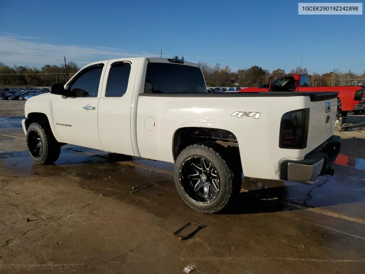 2009 Chevrolet Silverado K1500 Lt VIN: 1GCEK29019Z242898 Lot: 80313314