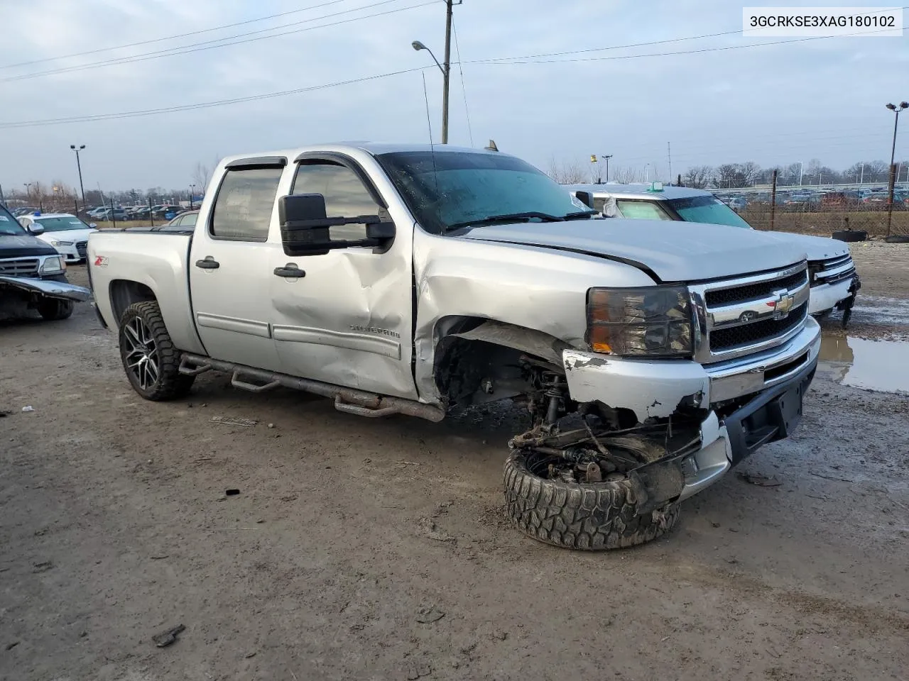 2010 Chevrolet Silverado K1500 Lt VIN: 3GCRKSE3XAG180102 Lot: 41009144