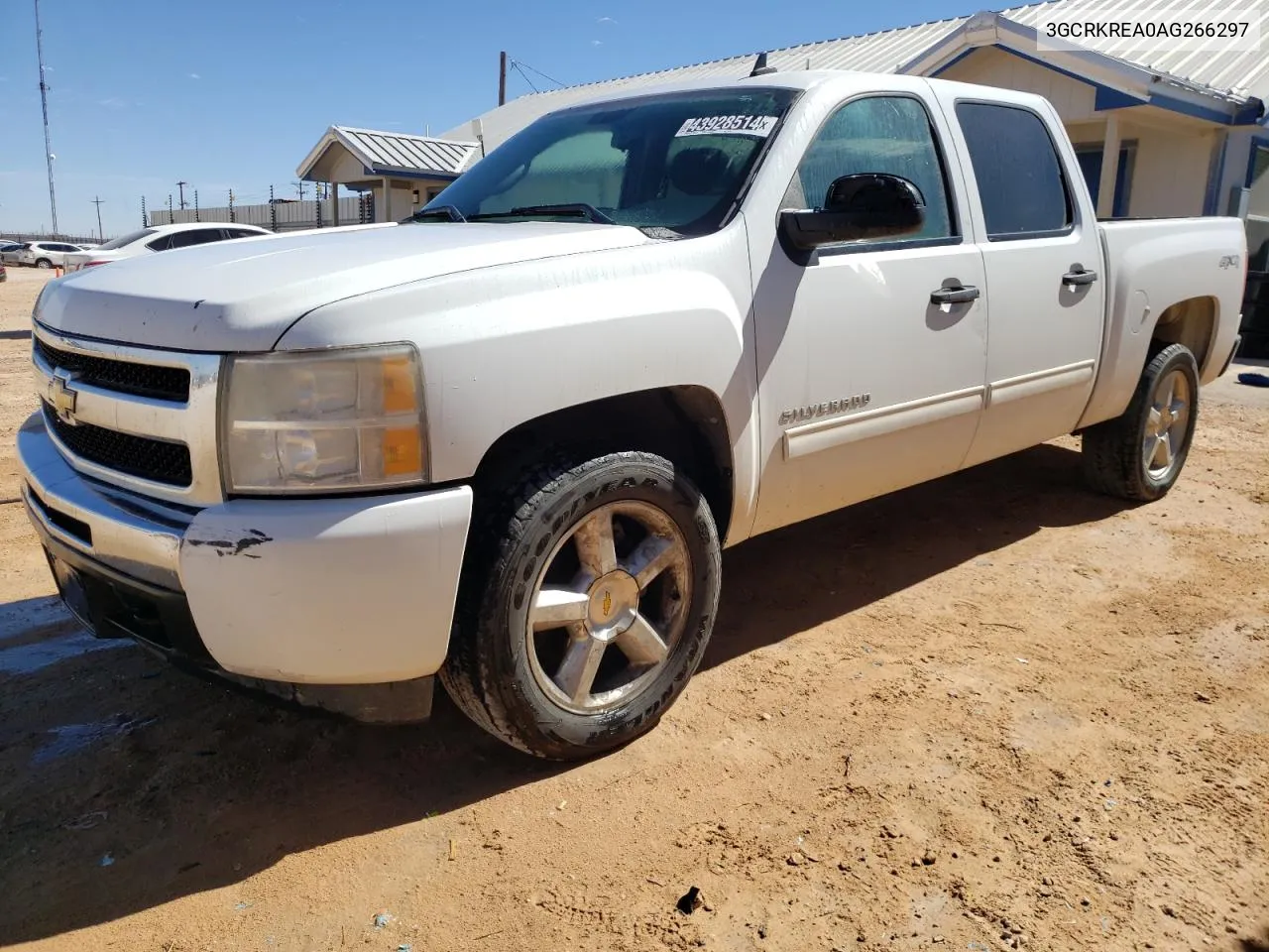 2010 Chevrolet Silverado K1500 Ls VIN: 3GCRKREA0AG266297 Lot: 43928514